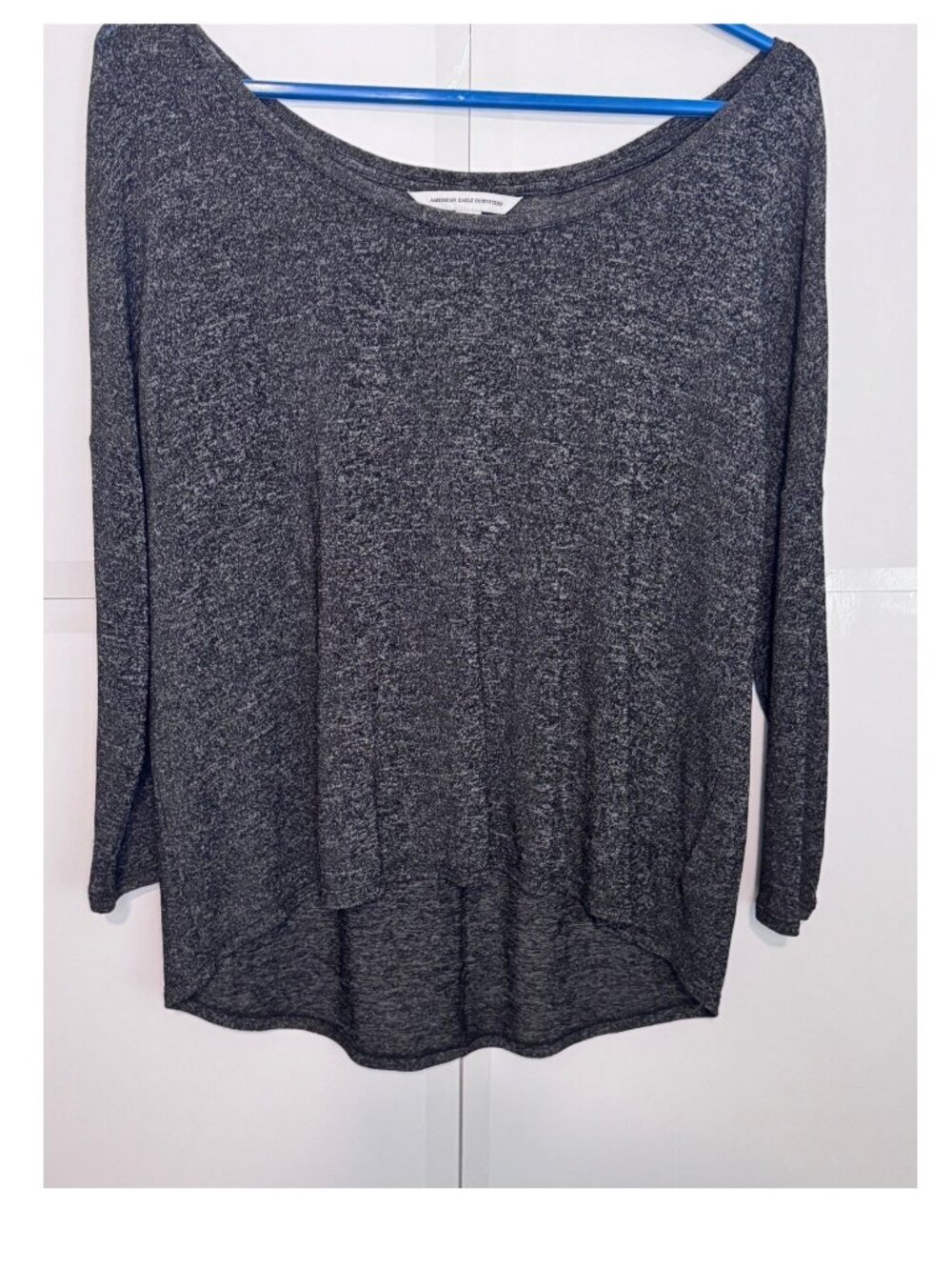 American Eagle Outfitters Navy 3/4 Sleeve Top Size M